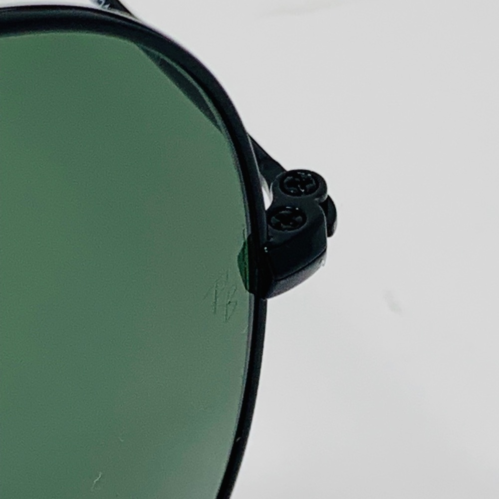 RayBan 58mm Black mirror aviator Sunglasses RB3025 - Picture 5 of 8